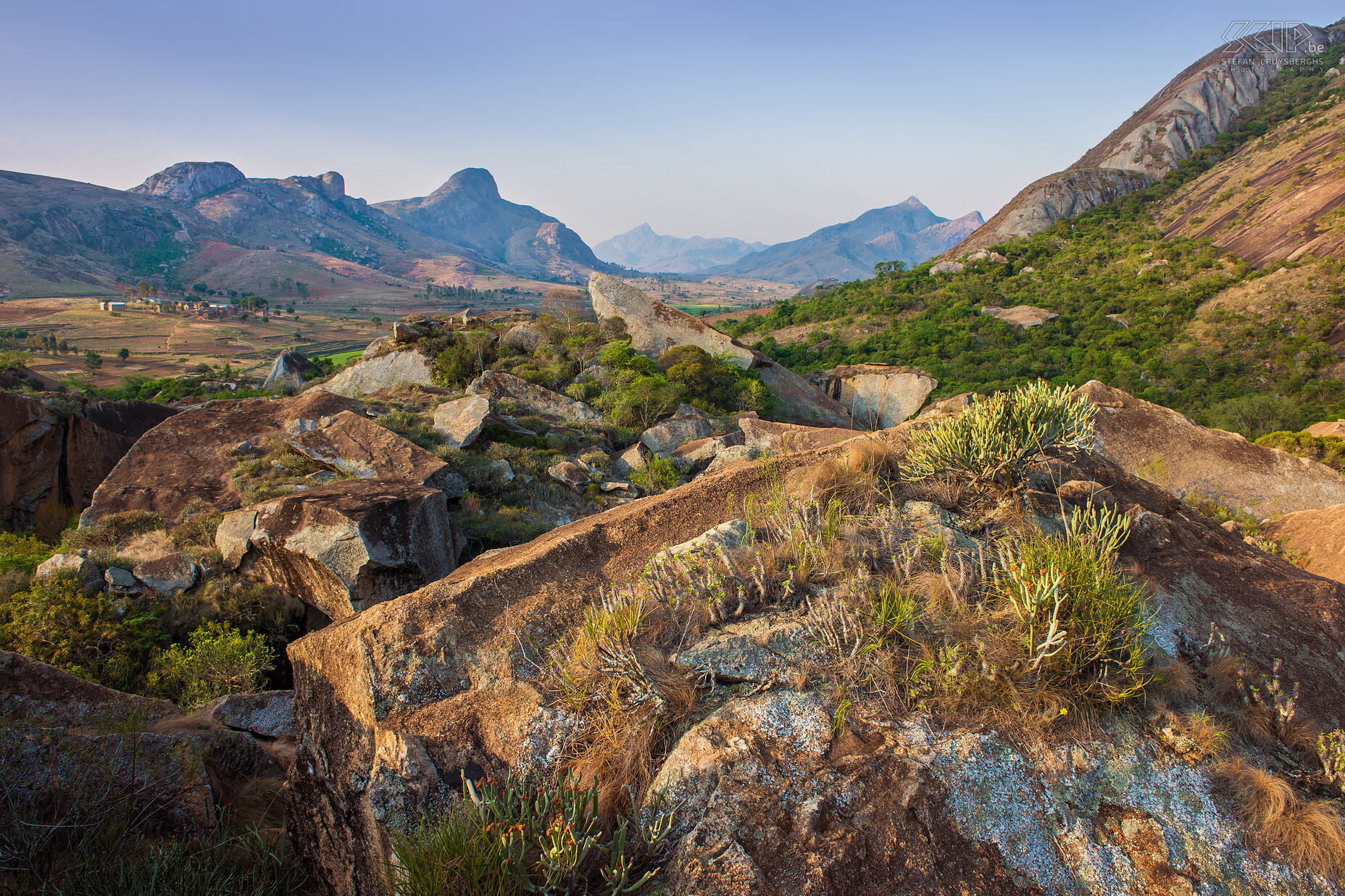 Anja Community Reserve The Anja Community Reserve is a wonderful small reserve in southern Madagascar. It is dominated by 3 boulders and many fallen rocks and in the valley there is a dry forest and a small lake. Stefan Cruysberghs